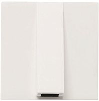 Вывод кабеля без рамки ABB Niessen Zenit 1-м. 2 мод. N2207 BL белый картинка